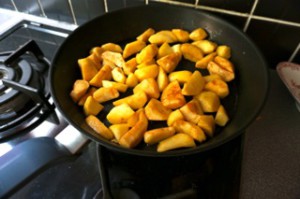 pommes caramelisees