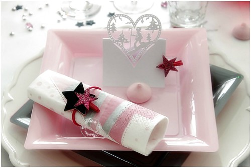 assiette table de noel