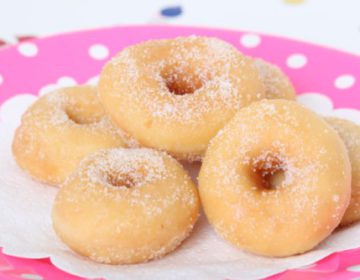 recette de donuts au sucre nature
