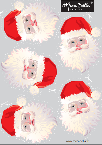 Planche tête père-Noel adulte-01