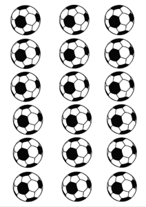 planche de ballon de football à imprimer