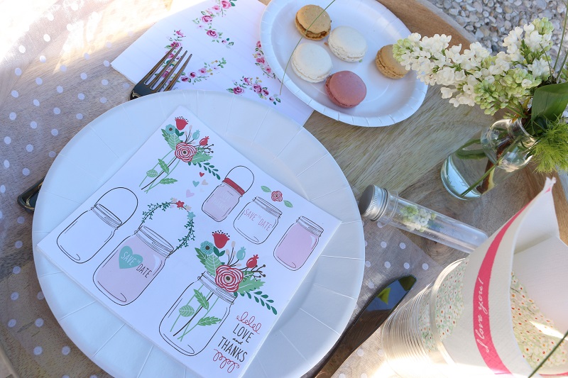 Table de mariage à la campagne 