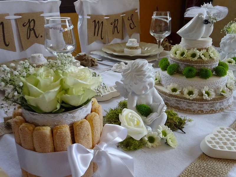 les tables de dom mariage chic et naturel