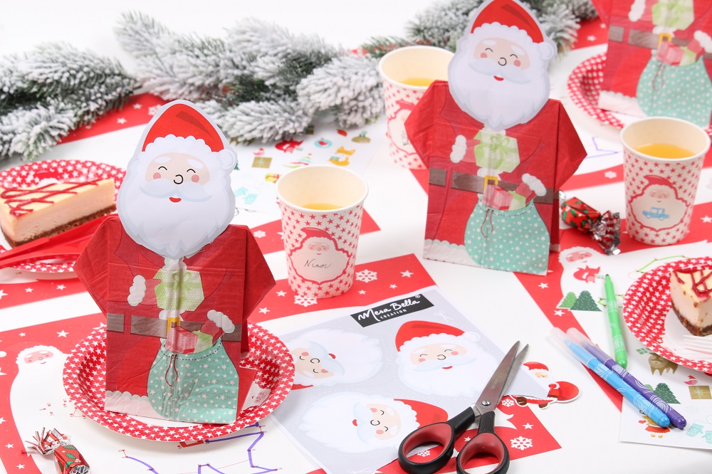 serviette en papier Père Noël