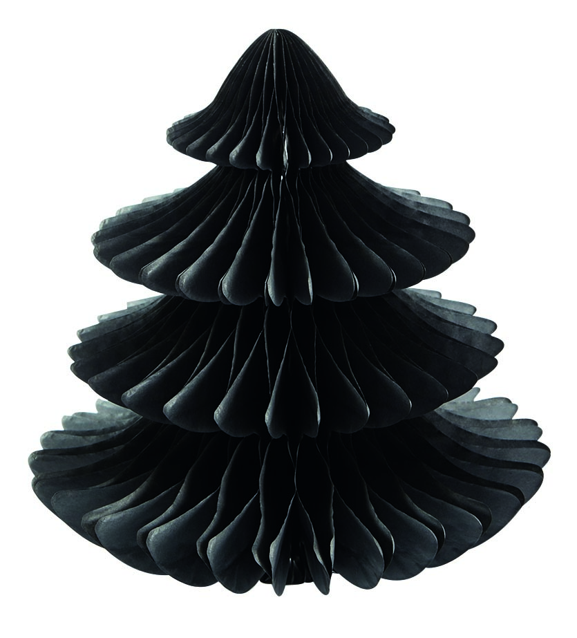 Sapin en papier noir