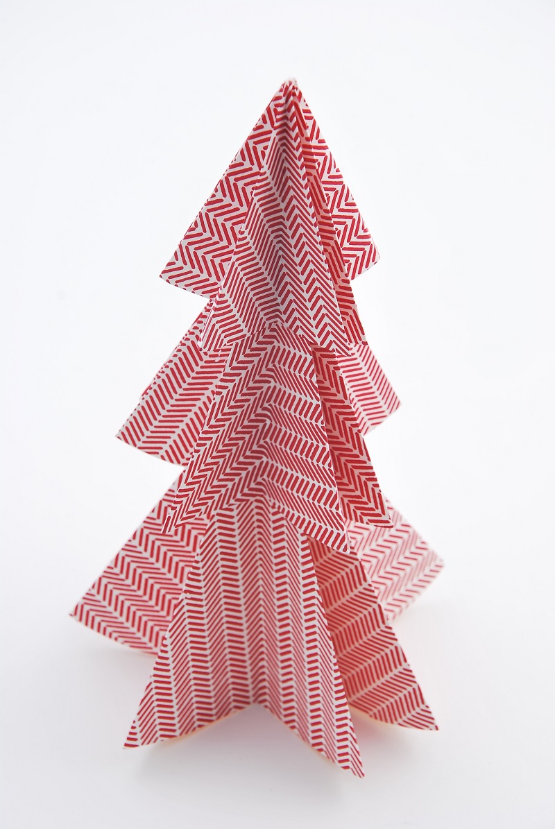 Sapin en papier rigide 