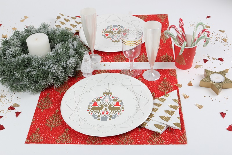Table d'ambiance décoration végétale 