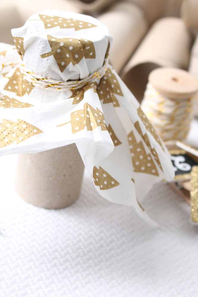 calendrier de l'avent rouleaux de papier toilette et serviettes en papier