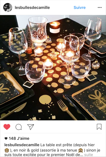 Table de Noël