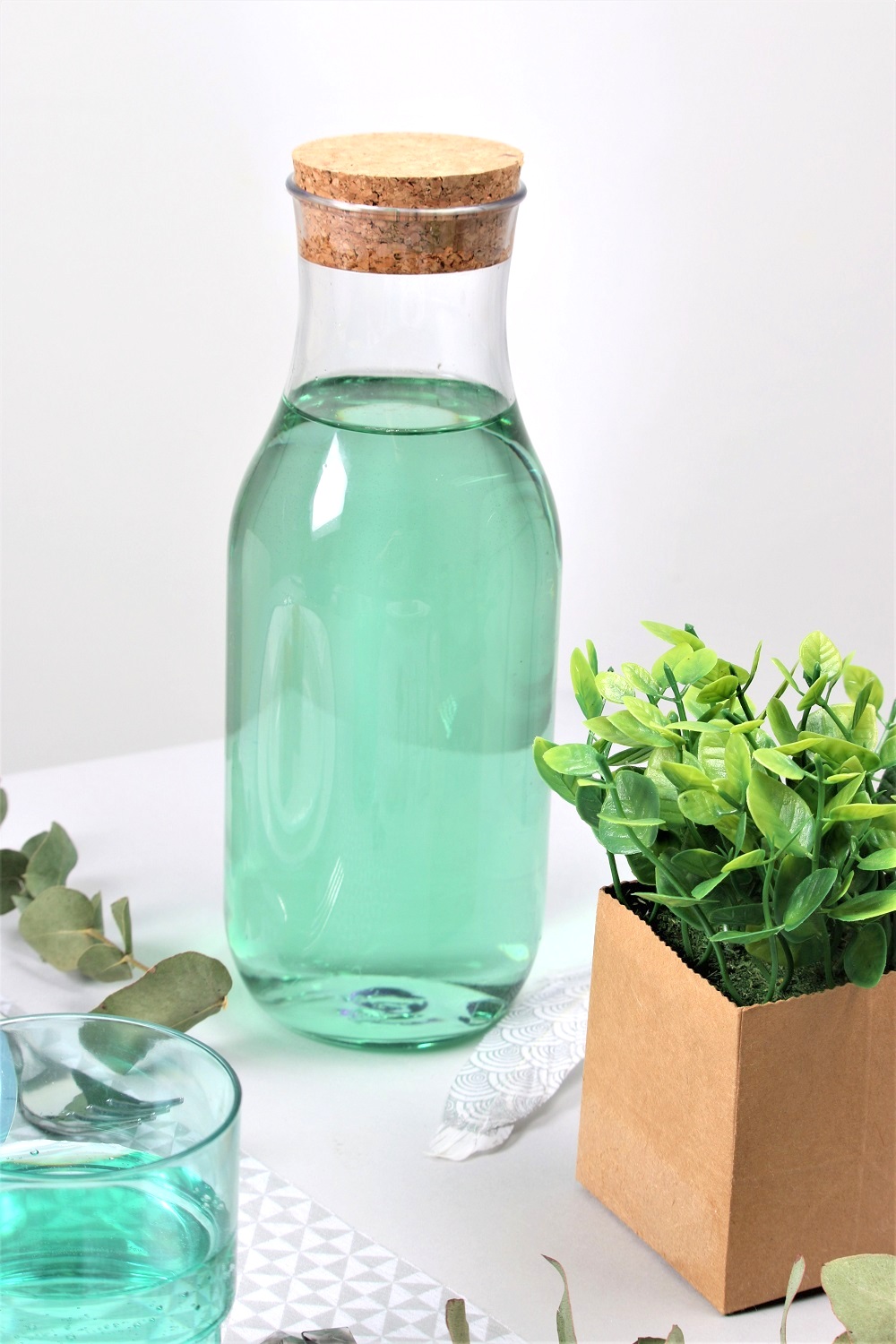 Carafe en plastique