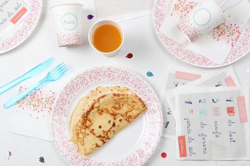 Collection confettis pour la chandeleur
