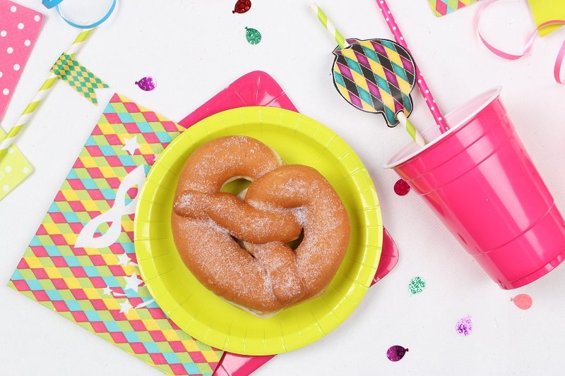 beignet carnaval collection serviette de table Mesa Bella
