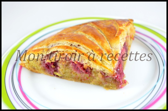 Galette des rois framboise pistache