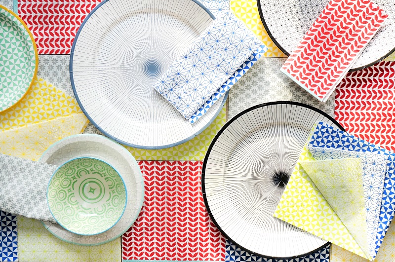 Collection Saba chic, les carreaux de ciment se mettent à table m