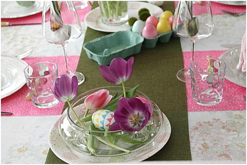 plat à tulipes