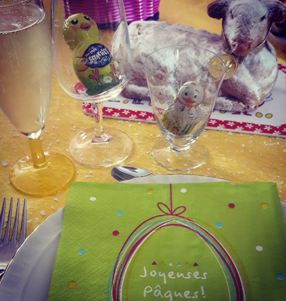 serviettes de paques