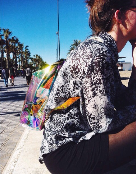 Sac a dos holographique