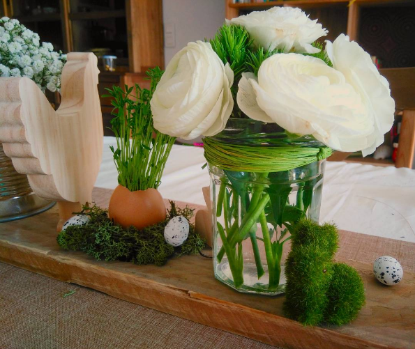 table fleurie