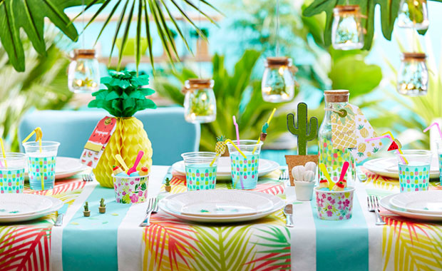 Une Table Tropicale Pour Accueillir L Ete Mesa Bella Blog