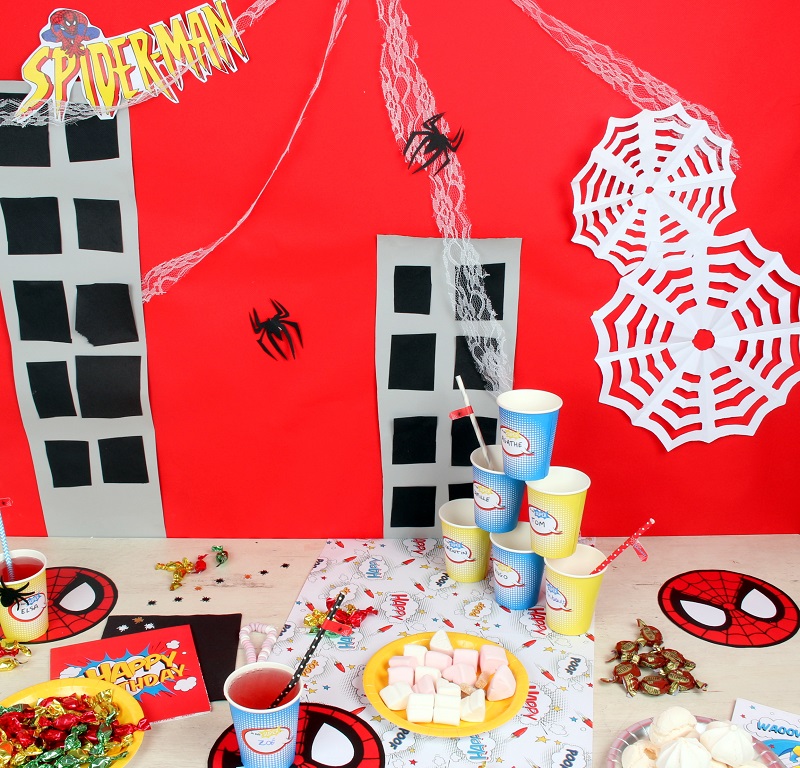 Spiderman Sweet Table Mesa Bella Blog Spiderman Sweet Table Mesa Bella Blog