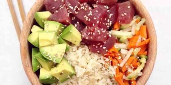poke bowl au thon rouge