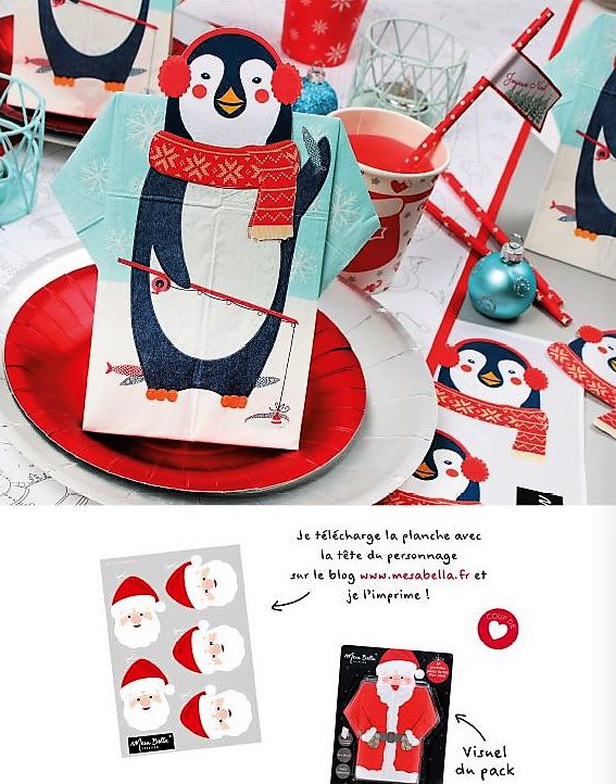 kids crhistmas pingouin à télécharger