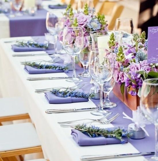 table de mariage thème provence