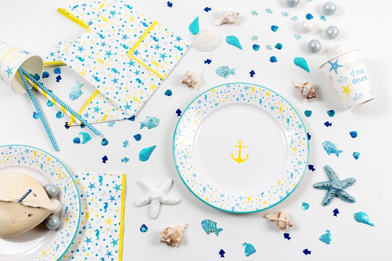 Décoration de table océan