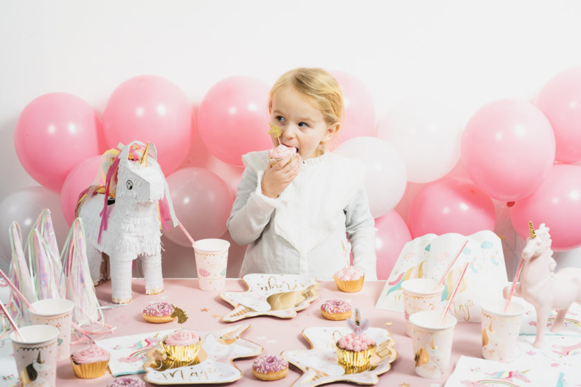 cupcake rose pour anniversaire fille