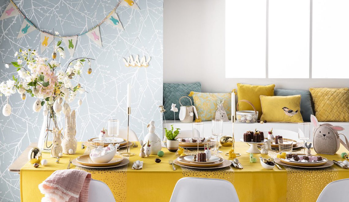 table de paques deco chez zodio avec mesa bella