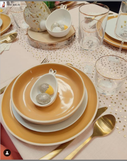 detail table de paques zodio