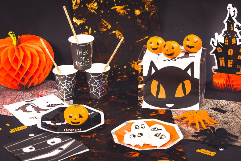 vaisselle jetable pour Halloween