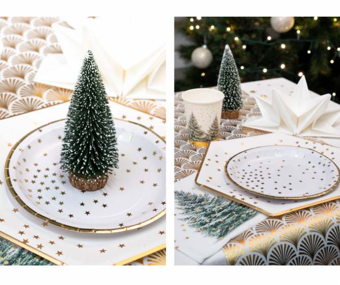 table or et blanc nOël 2020
