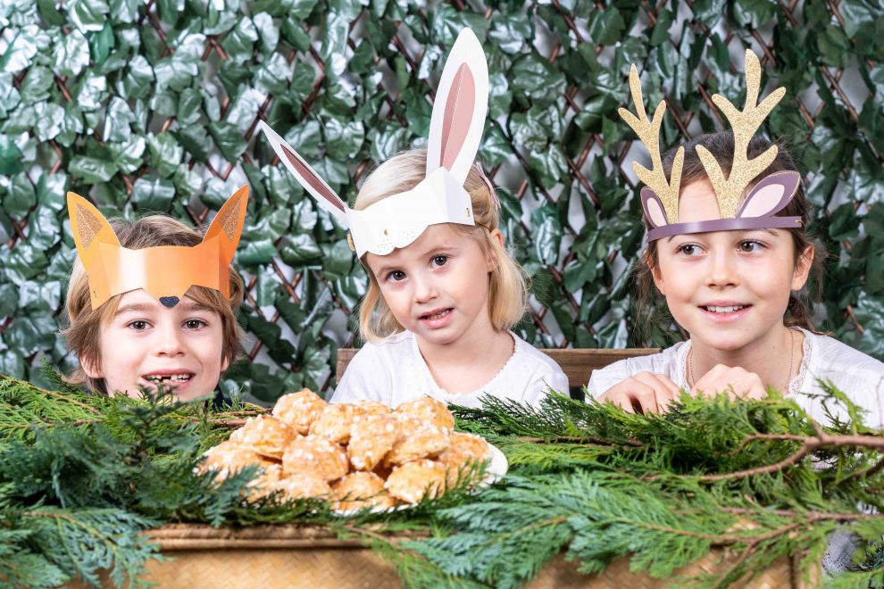 Masque enfant animaux de la forêt