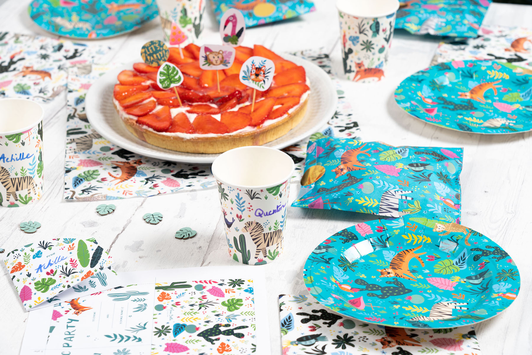 Un anniversaire exotique pour les enfants