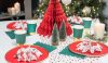 box table de noel rouge
