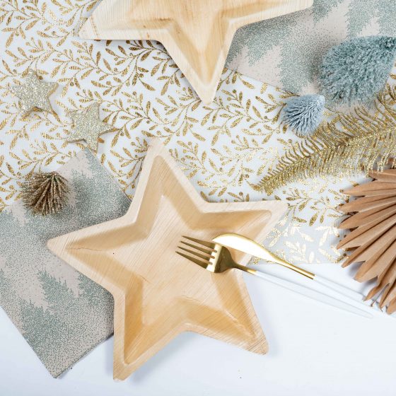 table de fête naturelle pour le reveillon