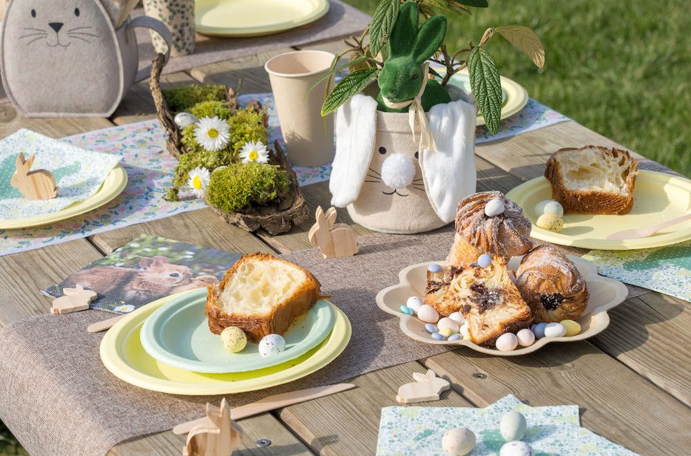Une décoration harmonieuse pour votre table de Pâques !