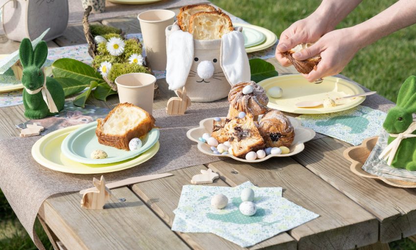 Table bucolique Pâques